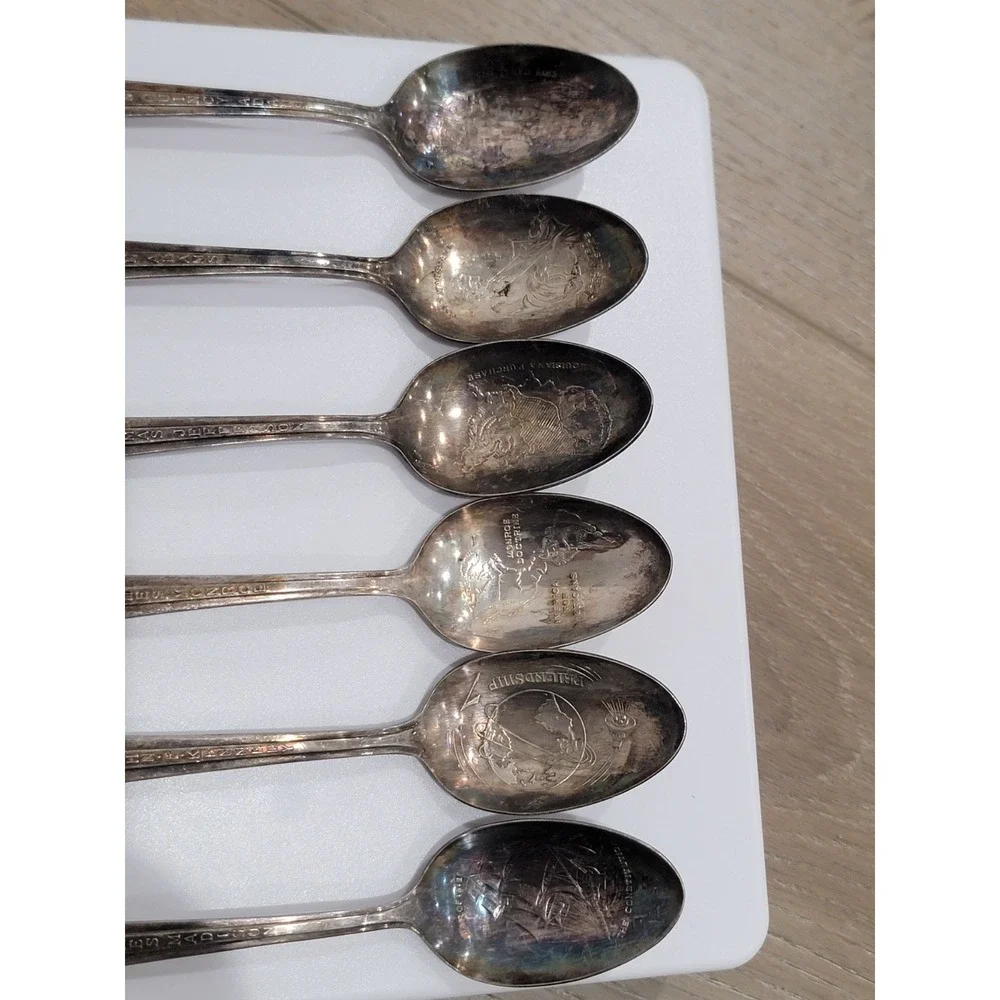 Vintage Presidential Spoon Collectibles JFK Adams Monroe Madison Jefferson Lot 6